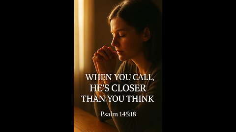 “When You Call, He’s Closer Than You Think 📞✨”