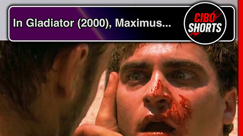 In Gladiator (2000), Maximus grabs dirt before a fight