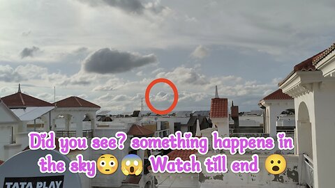 Did u see it? Somthing strange in the sky.😳😱