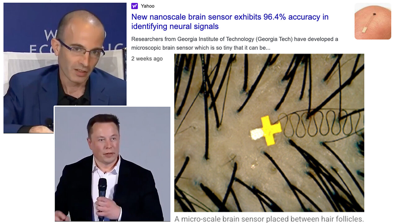 Brain-Computer Interface | Researchers At Georgia Tech Have Developed a Brain-Computer Interface That Fits Between Your Hair Follicles + "That Little Gold Cross. The Brain Waves Are Picked Up By the Spikes On the Cross."