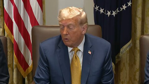 President Trump holds cabinet meeting at the White House-FULL