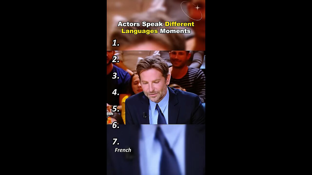 Actors Speak Different Languages Moments
