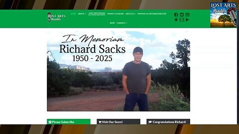 Honoring Dr. Richard Sacks, Ph.D (1950-2025) - Dialogs With Dr. Cousens 11/3/25