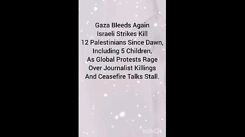 Gaza Bleeds Again
