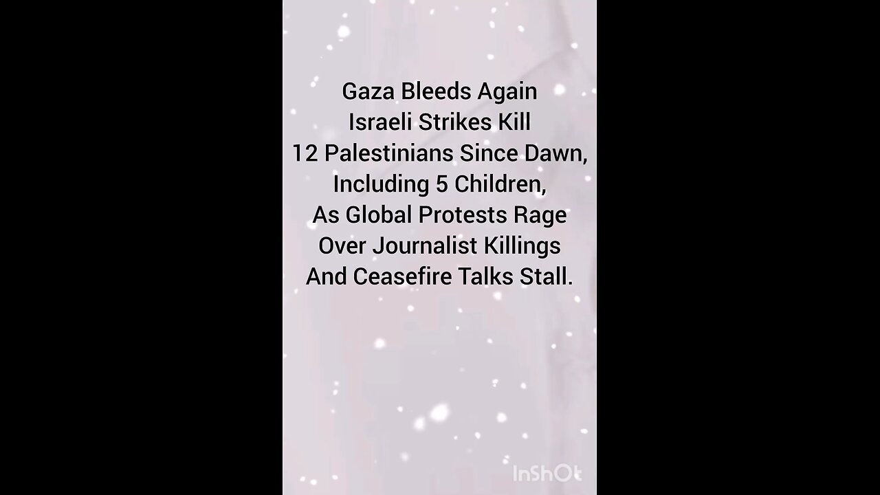Gaza Bleeds Again