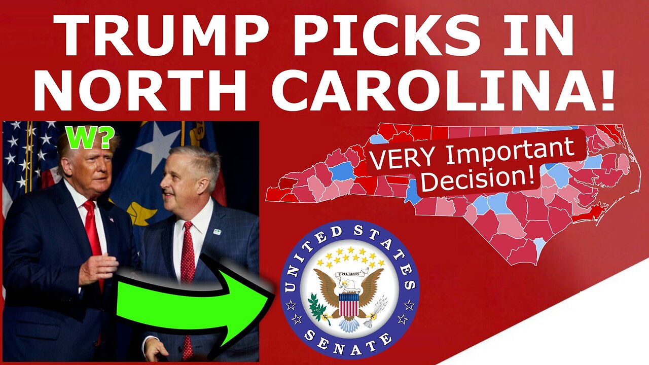 Trump Makes a VERY BIG Decision in North Carolina!