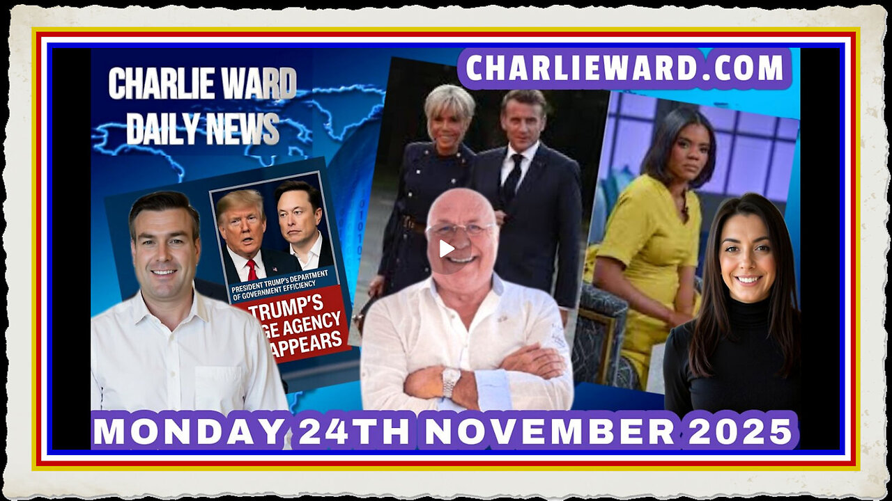 CHARLIE WARD DAILY NEWS WITH CHARLIE WARD, PAUL BROOKER DREW DEMI MONDAY 24TH NOVEMBER 2025