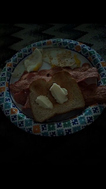 my breakfast lunch and a snack