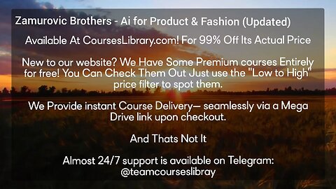 Zamurovic Brothers - Ai for Product & Fashion (Updated)(CoursesLibrary.com)