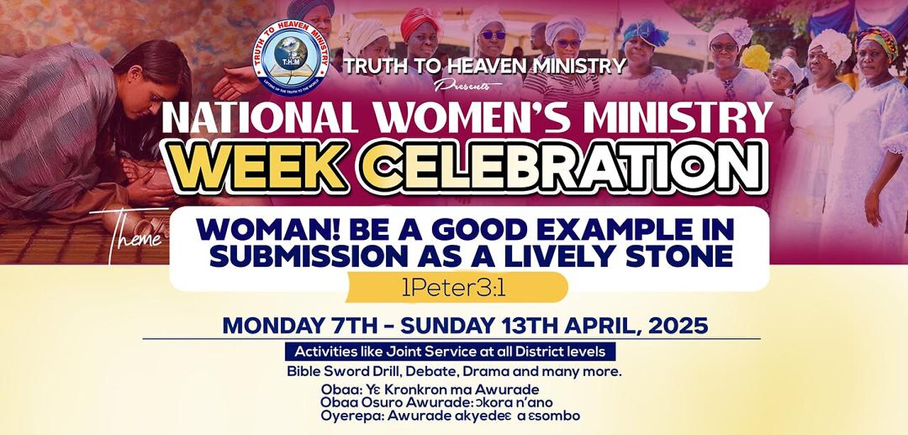 National women ministry week celebration