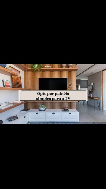 Como Painéis de TV Podem Transformar sua Sala Pequena #shorts #home #sala