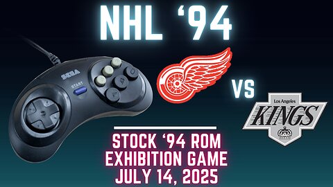 NHL '94: Red Wings (FlamShelter) at Kings (Len the Lengend) {Genesis} - Exhibition 156 (OT!)