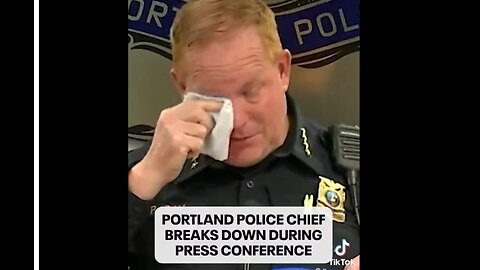Portland police chief crying over illegal gangs getting shot