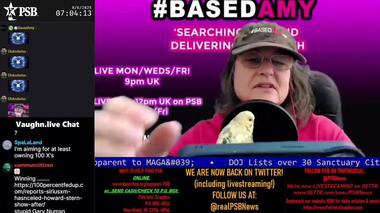 2025-08-06 07:00 EDT - Patriots Soapbox AM: with MykelJaye