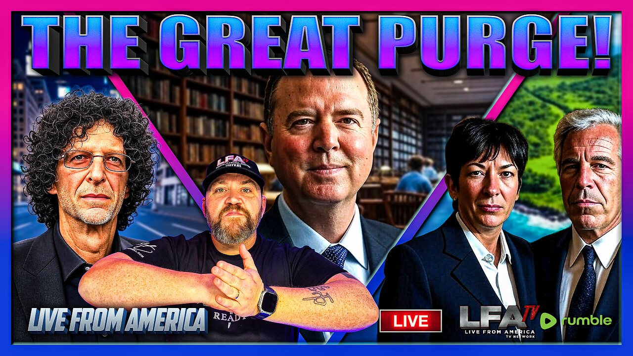 THE GREAT PURGE! | LIVE FROM AMERICA 8.6.25 11AM