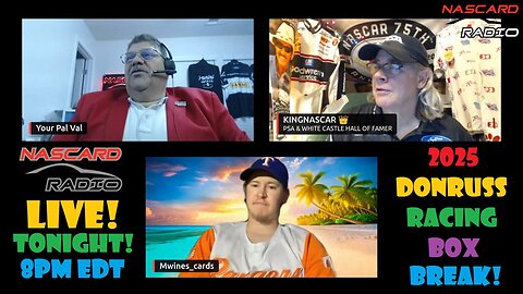 Episode 245: Live Show Busting 2025 Donruss Racing with Panini Insider Misha