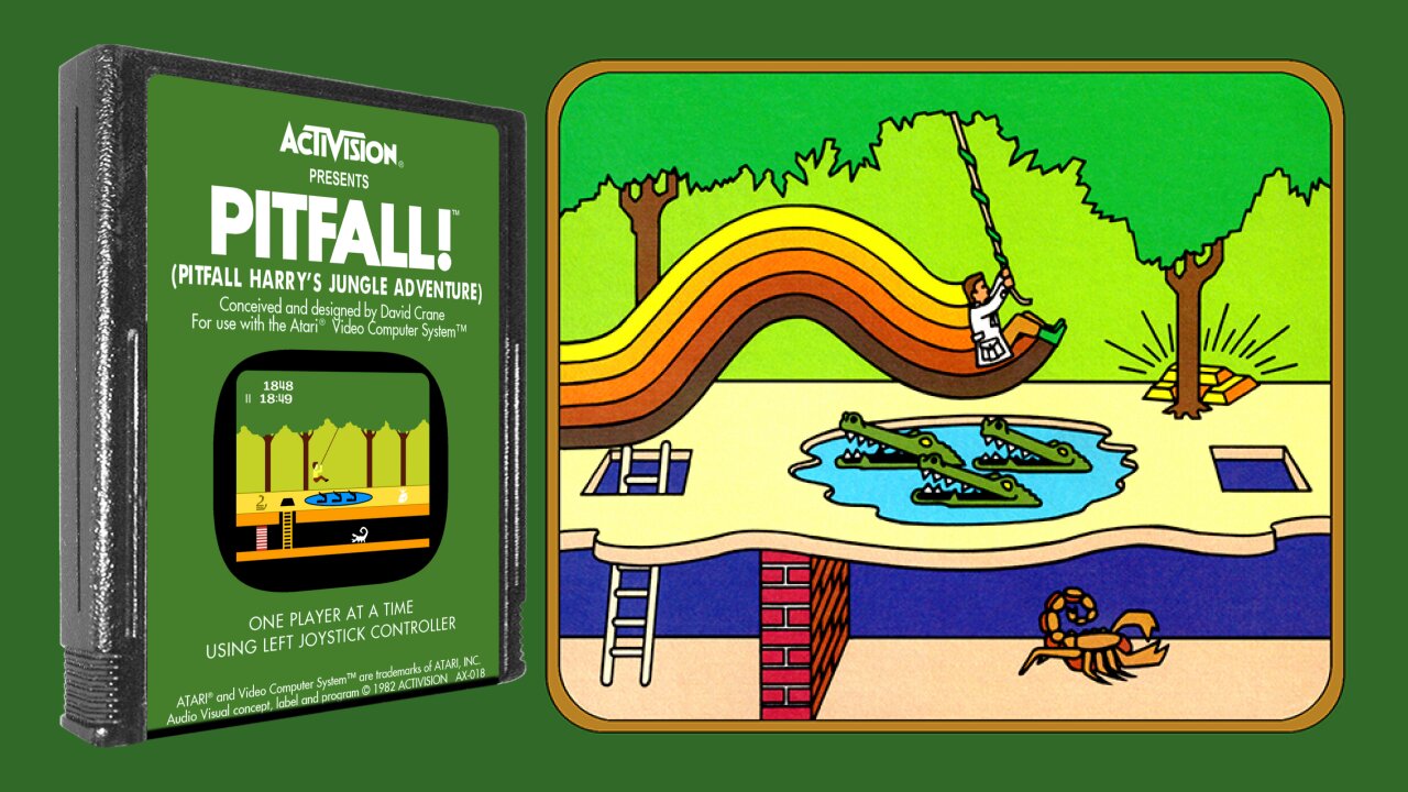Pitfall! (Atari 2600) Longplay