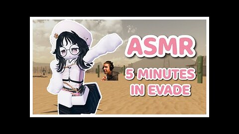 Roblox ASMR - Playing Evade + Crunch sounds! 🥜🌙