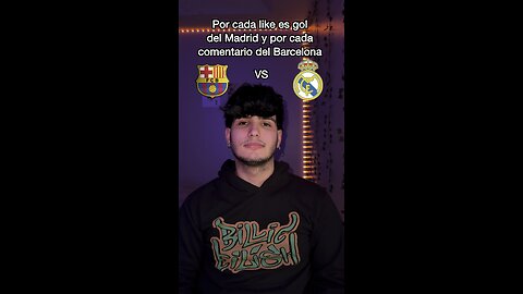 Por cada like es gol de Real Madrid y por cada comentario del Barcelona
