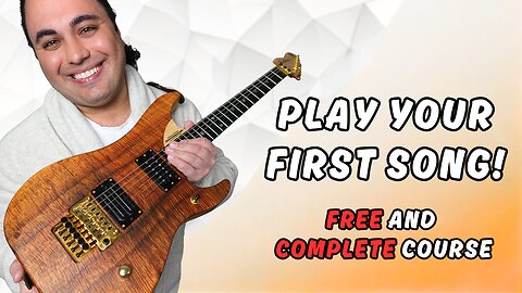 Play Your 1st Guitar Song in MINUTES! (Vid 5 of FREE Beginners Course)