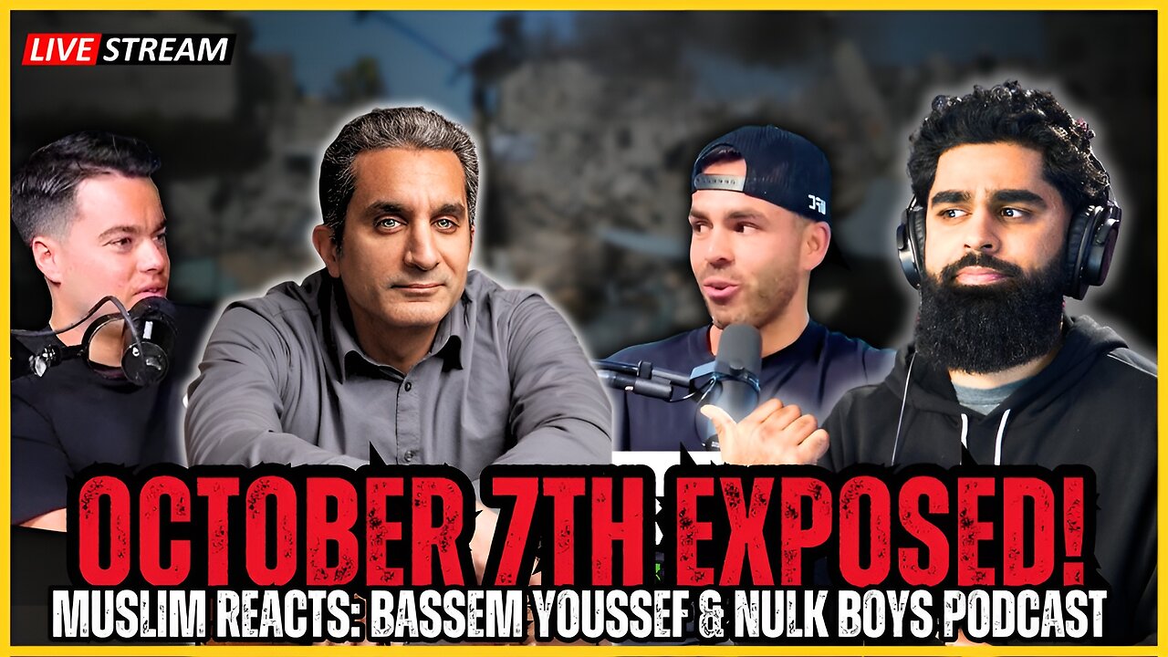 Muslim Reacts: Bassem Youssef SHOCKED NELK Boys With October 7th Truth!