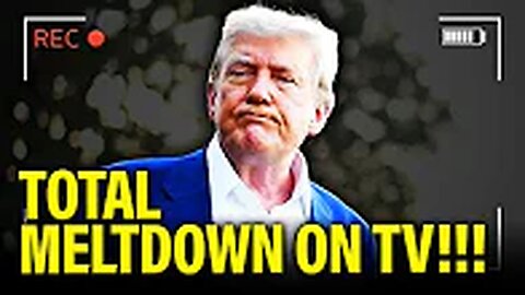 Trump has DISASTER PRESSER over WAR and LOSES IT on TV