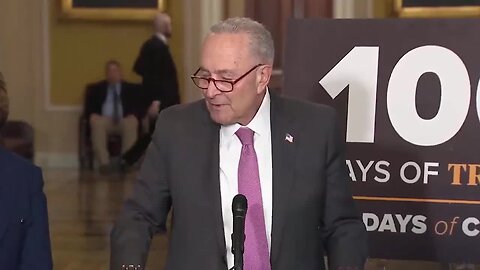 Schumer Suggests Border Is Not Secure: ‘I Don’t Trust Trump’s Numbers’