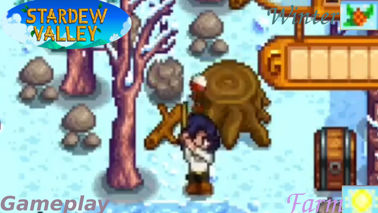 Stardew Valley: Fishing In The Farm | Winter Season Gameplay #1