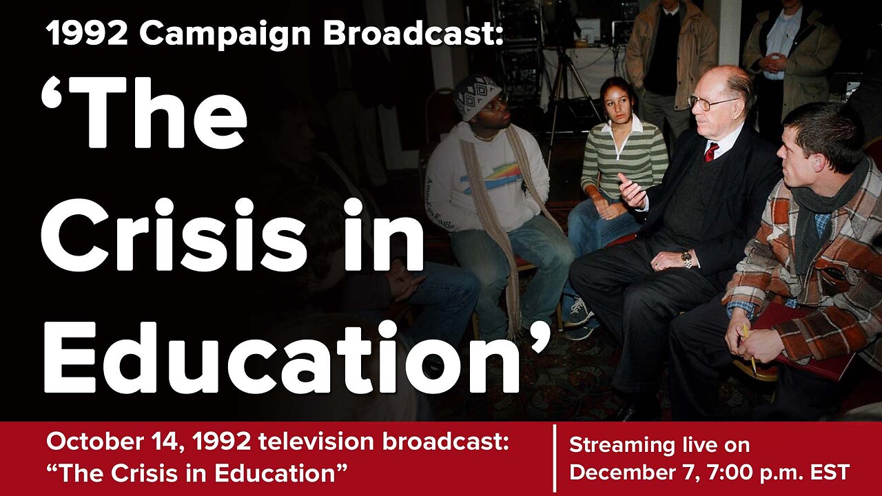 1992 TV Show: 'The Crisis in Education'
