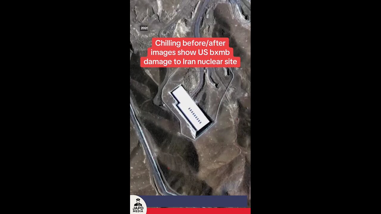 Satellite images show Fordow nuclear site before and after U.S. strike in Iran.