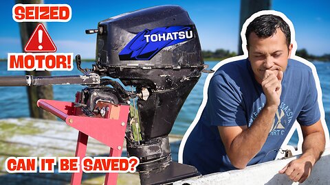 I bought a really cheap seized boat motor full restoration!