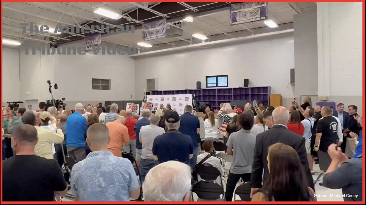 NJ Voters Erupt In Cheers As Dem Flips To GOP At Rally