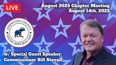LIVE: August Chapter Meeting (w/ Guest Speaker Bill Stovall)