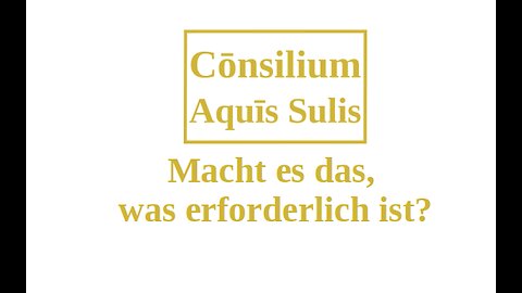 Macht es das, was erforderlich ist? (Deutsch audio)