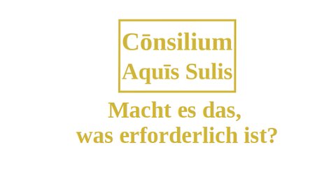 Macht es das, was erforderlich ist? (Deutsch audio)