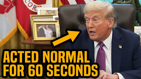 The MOST PRESIDENTIAL moment of Trump’s LIFE