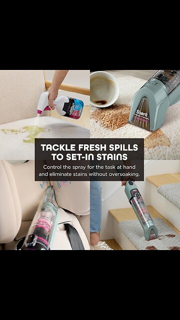 Ultimate Cordless Spot Cleaner for Carpets, Rugs & Upholstery | Powerful Stain & Odor Removal!”