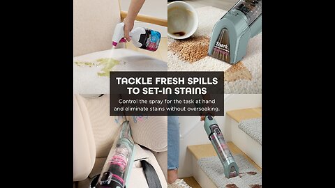 Ultimate Cordless Spot Cleaner for Carpets, Rugs & Upholstery | Powerful Stain & Odor Removal!”