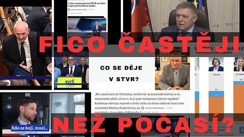 Fico častěji než počasí? Co se děje ve veřejnoprávní televizi na Slovensku?
