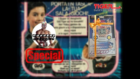 Fazares Unboxing Special Compleanno - GRANDSTAND TIGER ELECTRONICS LCD SONIC THE HEDGEHOG