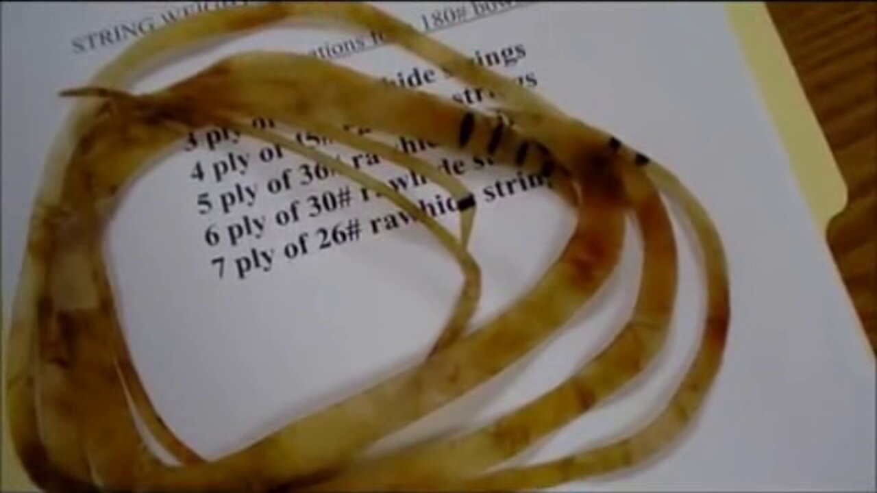 PRIMITIVE SURVIVAL, Basic Squirrel Rawhide For Bowstring