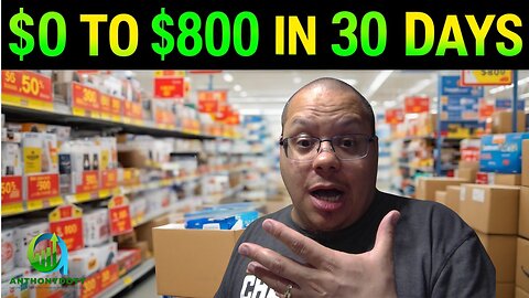 Turned $0 into $800 in 30 Days Selling Online (Amazon & Walmart FBM)