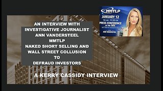 ANN VANDERSTEEL - MMTLP, WALL STREET CRIME FINRA AND THE SEC