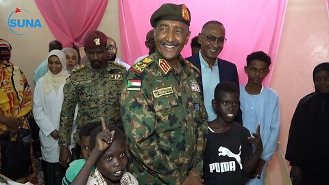 Al-Burhan visits Al-Naw Teaching Hospital and praises the medical staff