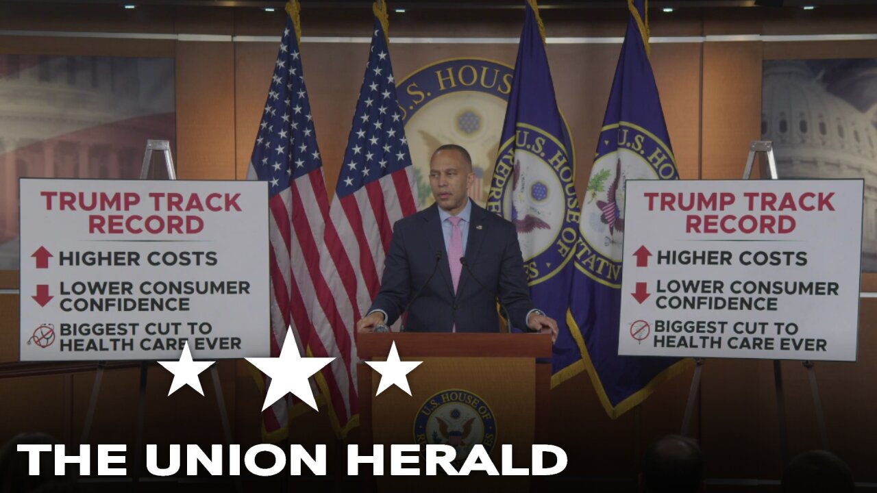 House Democratic Leader Jeffries Weekly Press Conference 07/17/2025