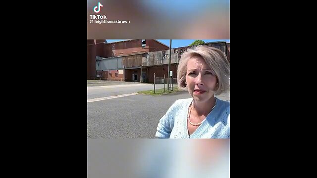 This woman shows us a factory in North Carolina