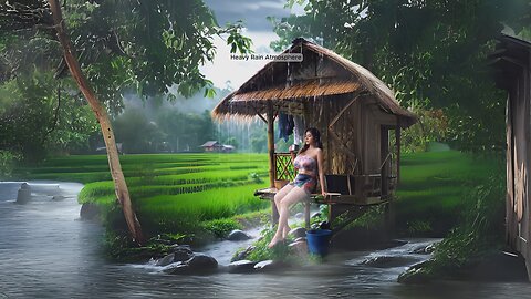 Heavy Rain And Thunderstorm Sounds for Sleeping - Rain Sounds for Sleeping