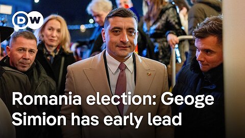 Romanian election: Hard-right nationalist candidate projected to be in lead | DW News