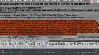 Looks Like pavlovski Has A Hard On For The CIA telegram Thumbnail Now Eh O.P.P, Ya You Know Me!