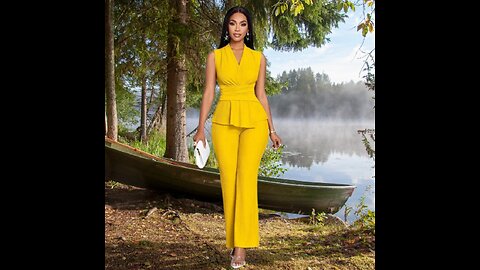 Conjunto De Duas Peças Top Tropical, Blazer De Escritório Vestido Elegante De Verão